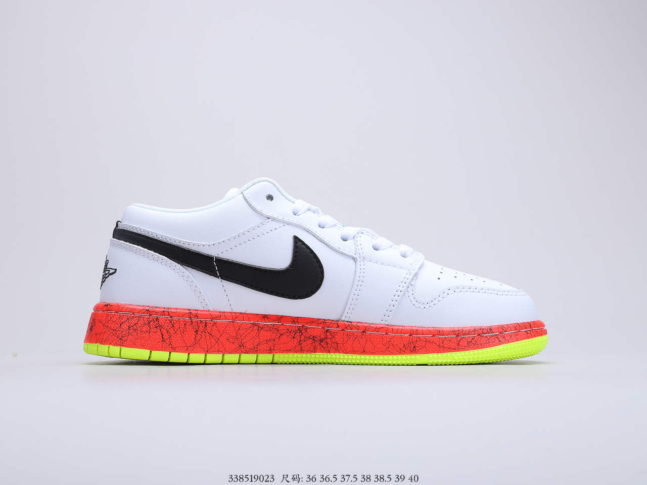 170 乔丹AJ1 白黑黄色 鸳鸯彩虹克 Nike Air Jordan 1 Low 紫红鸳鸯 AJ1 乔1 低帮潮流缓震运动休闲板鞋 BQ6931-101