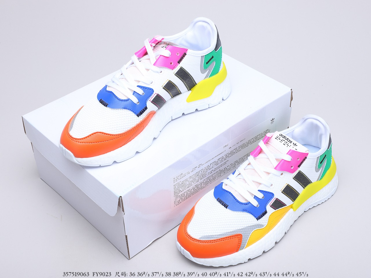 190公司级真爆  阿迪达斯 Adidas Nite Jogger 2019 Boost 联名夜行者复古跑鞋 货号：FY9023