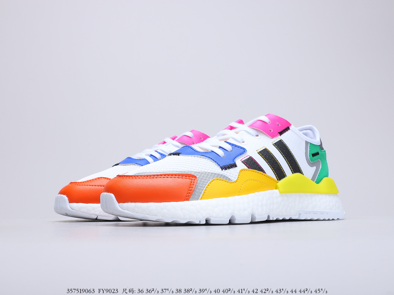 190公司级真爆  阿迪达斯 Adidas Nite Jogger 2019 Boost 联名夜行者复古跑鞋 货号：FY9023