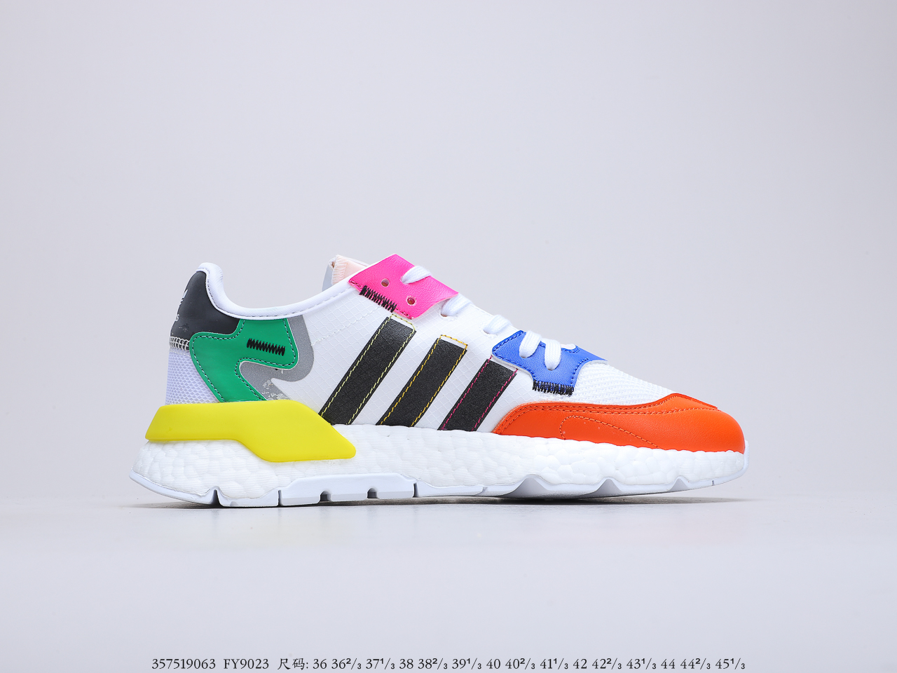 190公司级真爆  阿迪达斯 Adidas Nite Jogger 2019 Boost 联名夜行者复古跑鞋 货号：FY9023