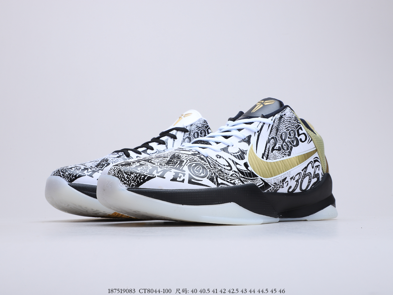200 耐克NIKE ZOOM KOBE 5 PROTRO 科比五代 ZK5 此次ZK5官方复刻传承了元年经典飞线科技并搭载全新旗舰  货号：CT8044