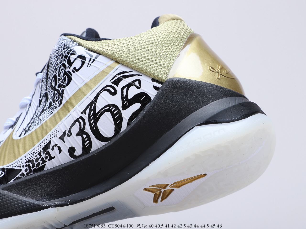200 耐克NIKE ZOOM KOBE 5 PROTRO 科比五代 ZK5 此次ZK5官方复刻传承了元年经典飞线科技并搭载全新旗舰  货号：CT8044