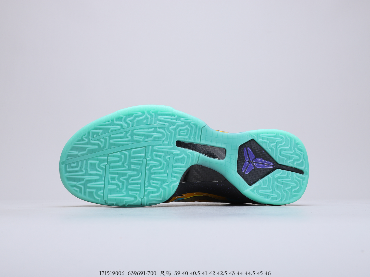 310 耐克Nike Zoom Kobe ZK5 Prelude“大师之路黑黄紫蓝涂鸦”科比5代复刻实战运动低帮文化篮球鞋 货号：639691-700