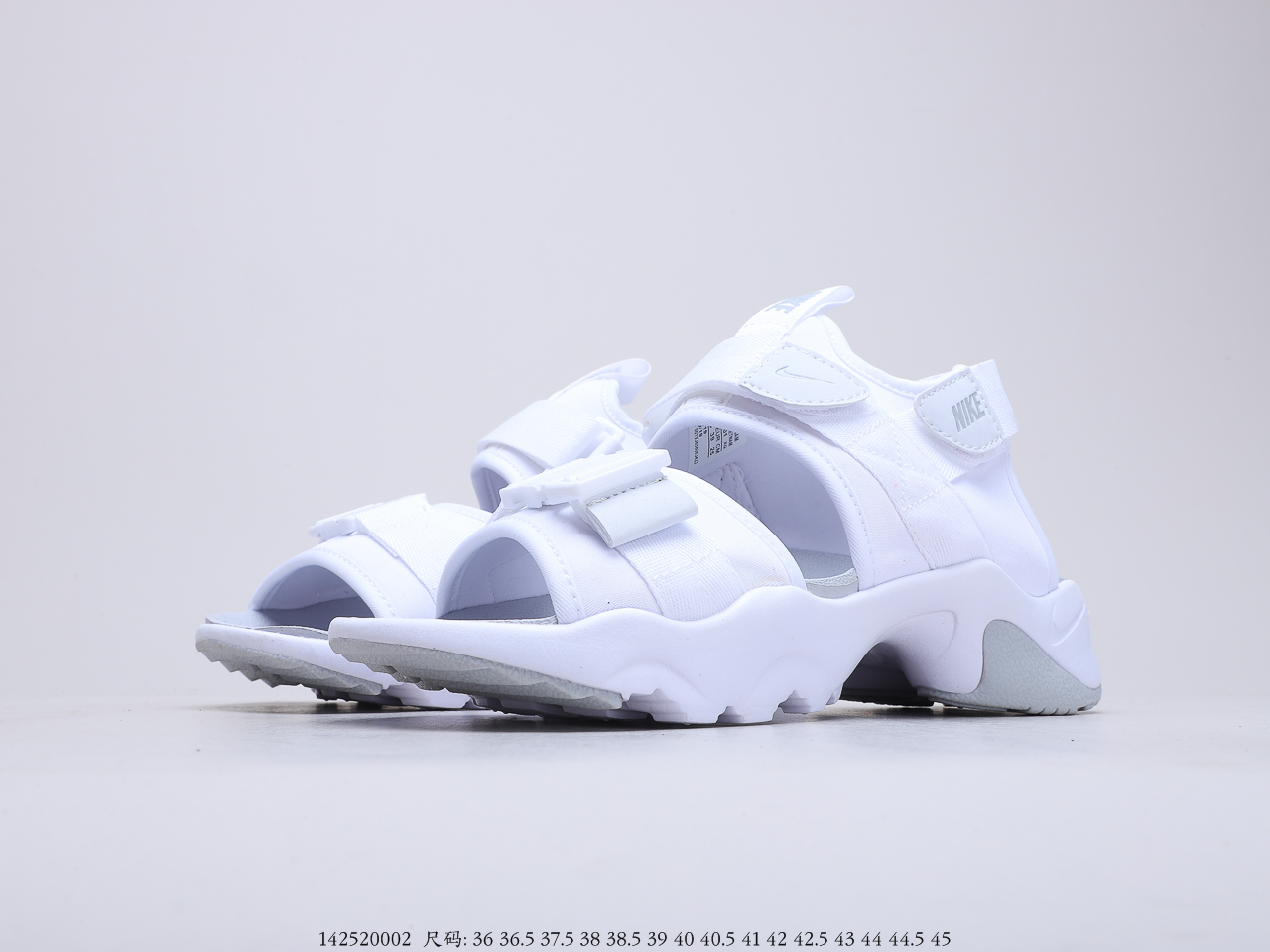 110 耐克Nike Canyon Sandal WWhiteGrey峡谷系列休闲运动魔术贴露趾凉鞋