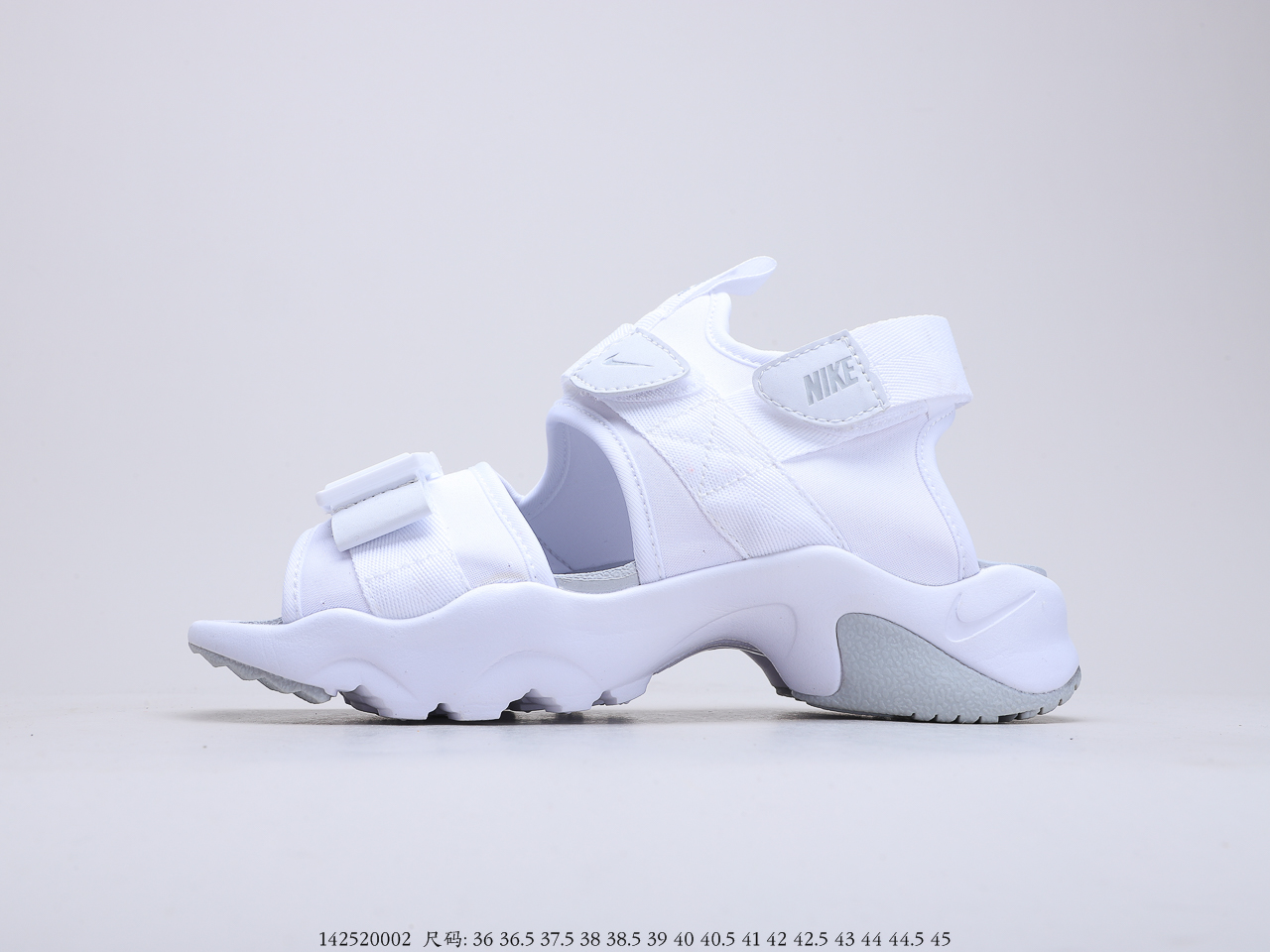 110 耐克Nike Canyon Sandal WWhiteGrey峡谷系列休闲运动魔术贴露趾凉鞋