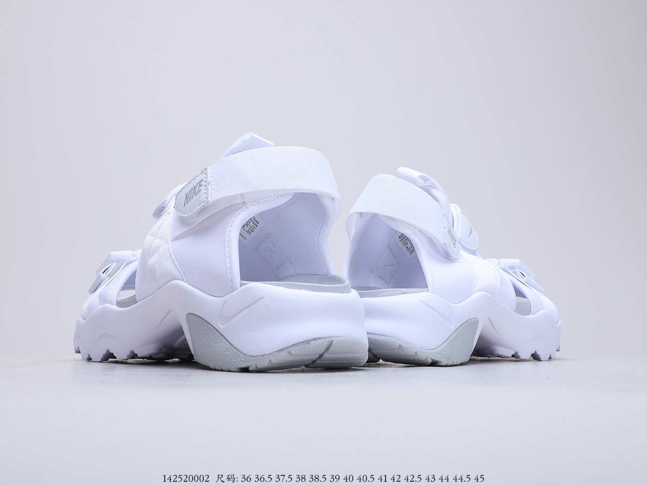 110 耐克Nike Canyon Sandal WWhiteGrey峡谷系列休闲运动魔术贴露趾凉鞋