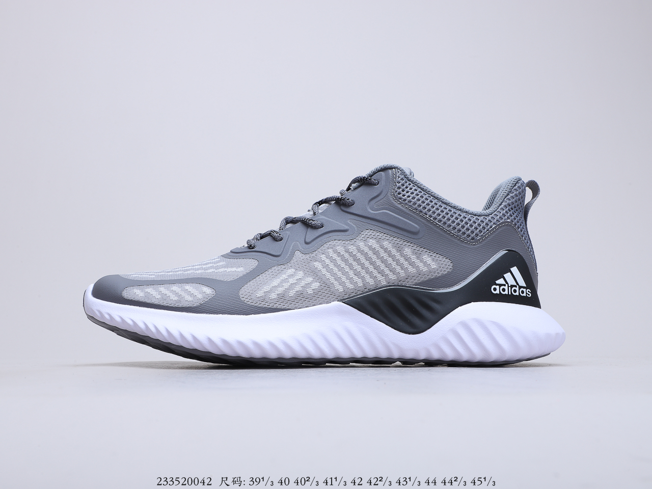 130 阿迪达斯Adidas AlphaBounce Beyond W 阿尔三法代 Bouncetm中底与Forged Mesh 货号：B43685