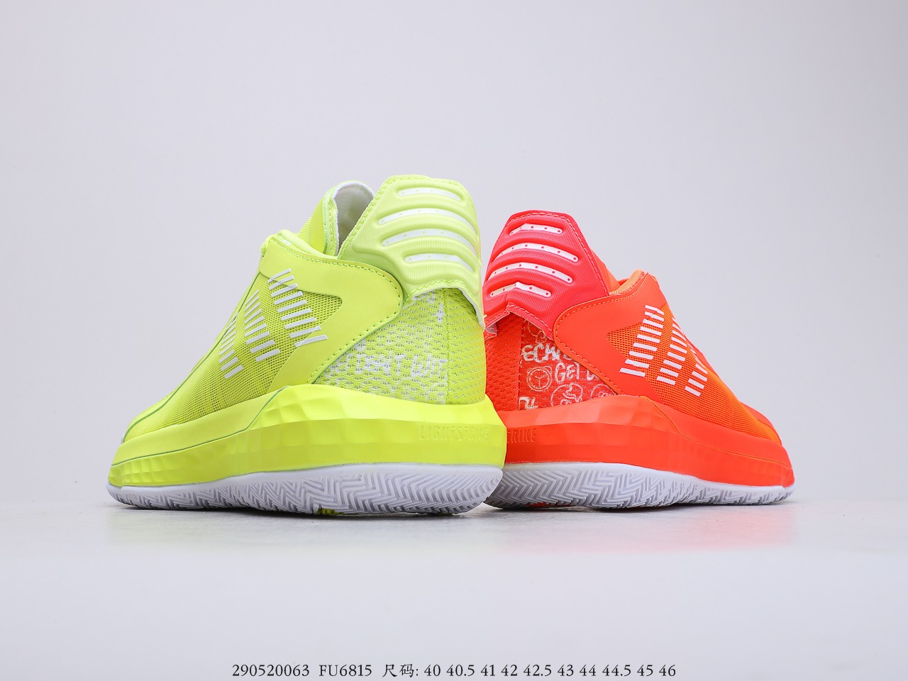 190 阿迪达斯Adidas Dame 6 GCA 利拉德6代签名战靴 货号：FU6815