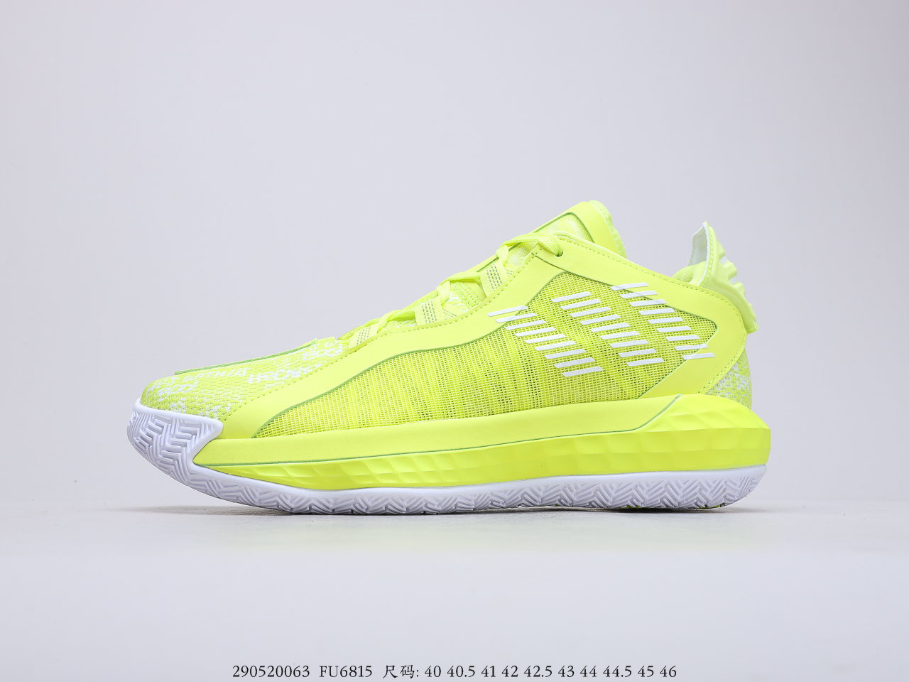 190 阿迪达斯Adidas Dame 6 GCA 利拉德6代签名战靴 货号：FU6815