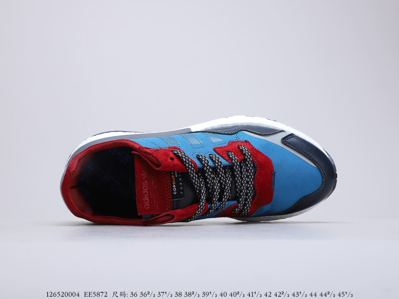 210公司级巴斯夫 阿迪达斯 adidas Nite Jogger Boost X3M 联名系列 复古跑鞋 货号：EE5872