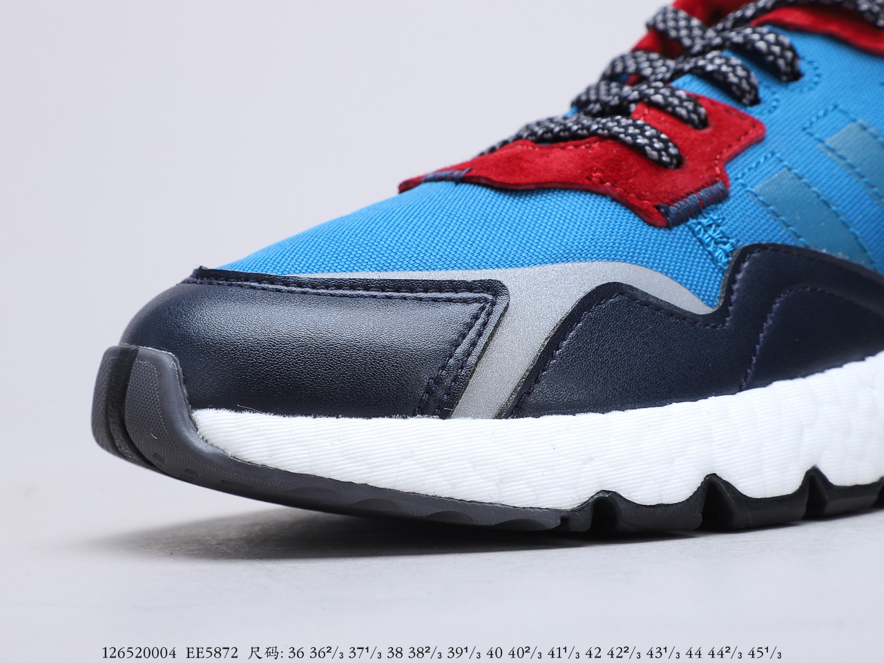 210公司级巴斯夫 阿迪达斯 adidas Nite Jogger Boost X3M 联名系列 复古跑鞋 货号：EE5872
