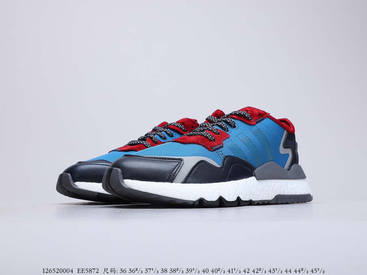 210公司级巴斯夫 阿迪达斯 adidas Nite Jogger Boost X3M 联名系列 复古跑鞋 货号：EE5872