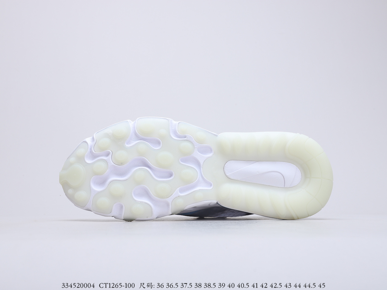 210公司级 耐克 Nike Air Max 270 React 缓震气垫休闲运动鞋 货号:CJ0625-100-莆田鞋,莆田鞋货源,高仿鞋,高仿鞋货源,安福档口,莆田高仿鞋,莆田鞋批发,高仿鞋批发,莆田高仿运动鞋,高仿运动鞋,莆田运动鞋 210公司级 耐克 Nike Air Max 270 React 缓震气垫休闲运动鞋 货号:CJ0625-100