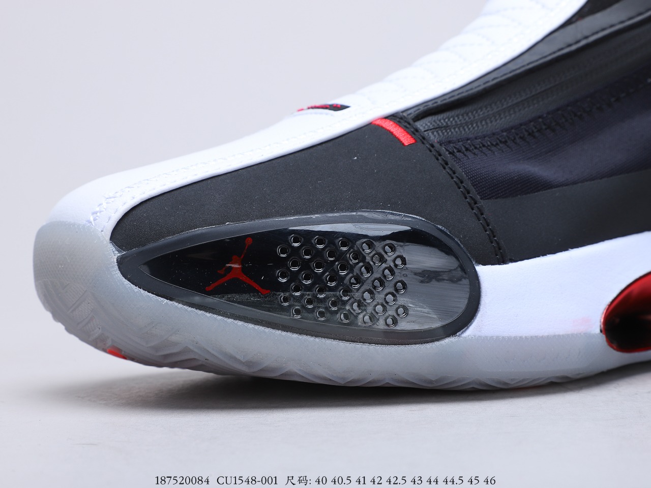 250 乔丹Air Jordan 34 SE PF “Bred” 乔丹34代低帮黑白红 Air Jordan XXXIV SE PF 篮球鞋 货号：CU1548-001