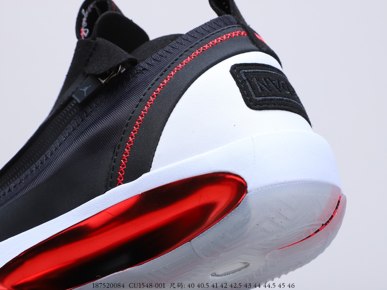 250 乔丹Air Jordan 34 SE PF “Bred” 乔丹34代低帮黑白红 Air Jordan XXXIV SE PF 篮球鞋 货号：CU1548-001