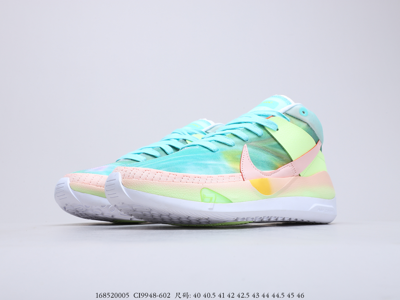 260 耐克 Nike Zoom KD 13 “Home Team”“ 扎染” 杜兰特13代 缓震实战运动篮球鞋CI9948-602