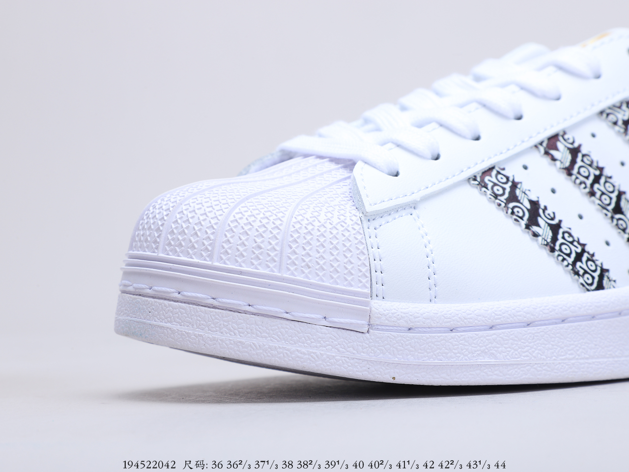 130 阿迪达斯 Originals Superstar II TMALL WhiteBlack Gold贝壳头经典百搭休闲运动板鞋 货号：EG2917