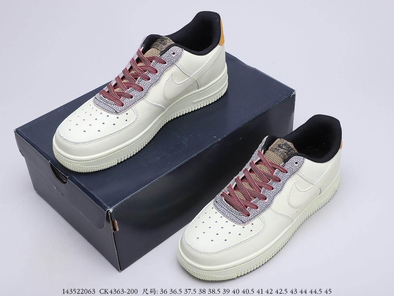 190公司级 耐克Nike Air Force 1 '07 LV8 4Fossil Cream空军一号经典低帮百搭休闲运动板鞋CK4363-200