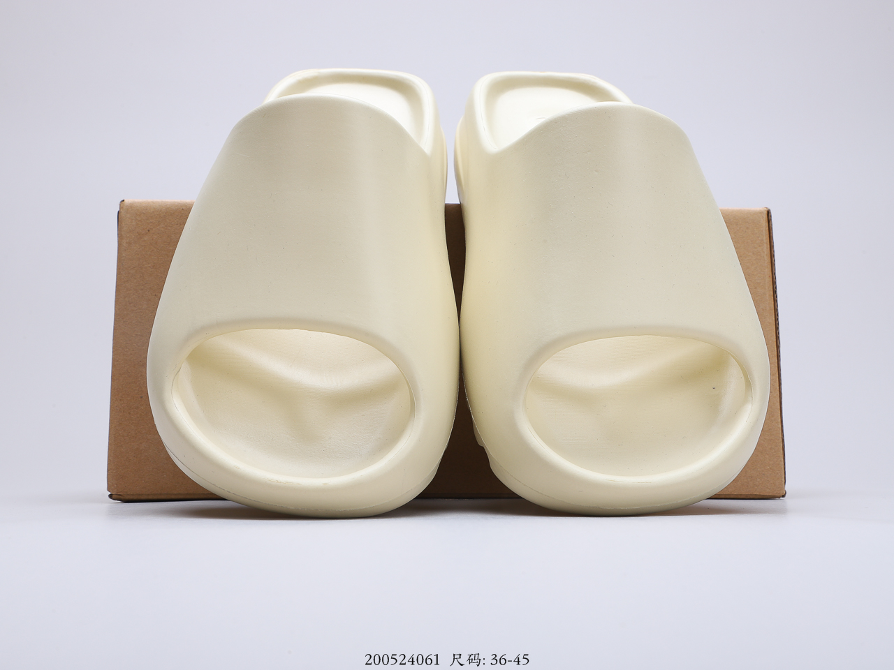 90 阿迪达斯 AdidasYeezy Slide 椰子 极简 侃爷外出户外沙滩拖鞋