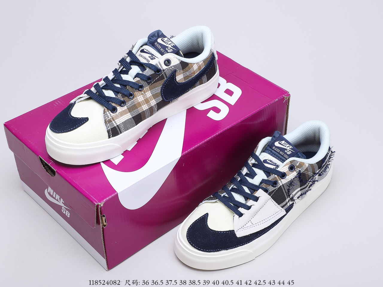 150 耐克 SB Zoom Blazer Mid EdgeHack Pack“ 牛仔布蓝变革拆线大钩子” 开拓者百搭休闲运动板鞋  货号 CI3833