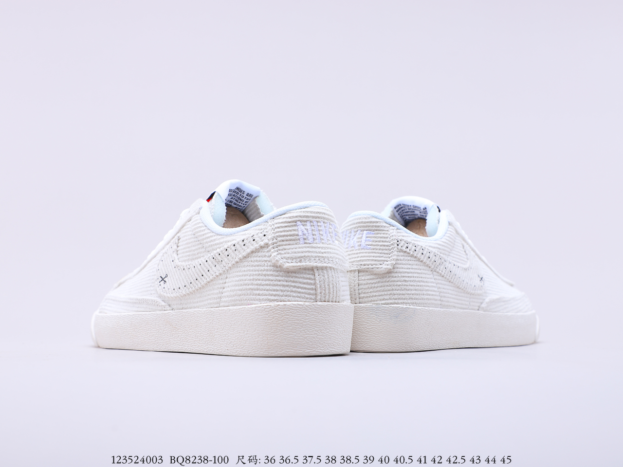 160 耐克Nike Blazer Mid x Levi's Strauss 开拓者低帮牛仔布 百搭休闲运动板鞋BQ8238 100