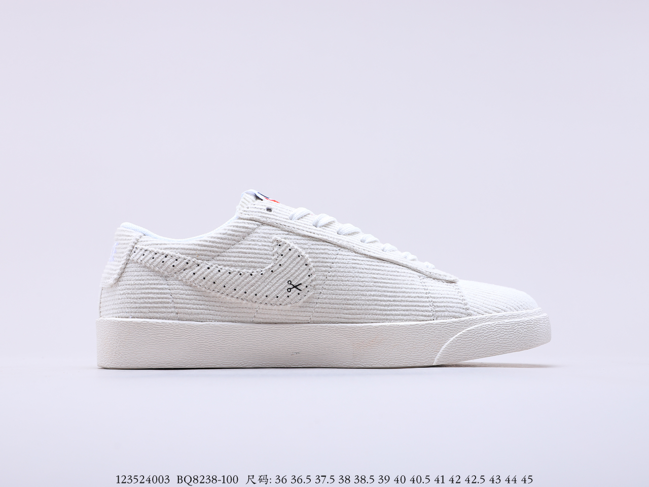 160 耐克Nike Blazer Mid x Levi's Strauss 开拓者低帮牛仔布 百搭休闲运动板鞋BQ8238 100
