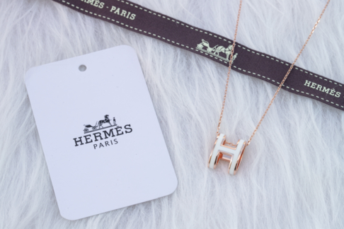 Hermes High Jewelry Necklaces & Pendants Black Gold Grey Pink Platinum Red Rose White Yellow Chains