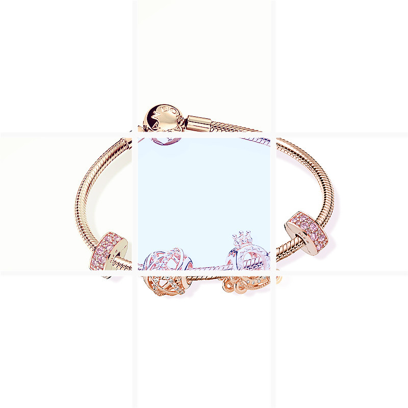 💰200 潘多拉官网甄选畅销手链套装 银河之恋B801392串饰 礼品送女友礼物生日礼物！