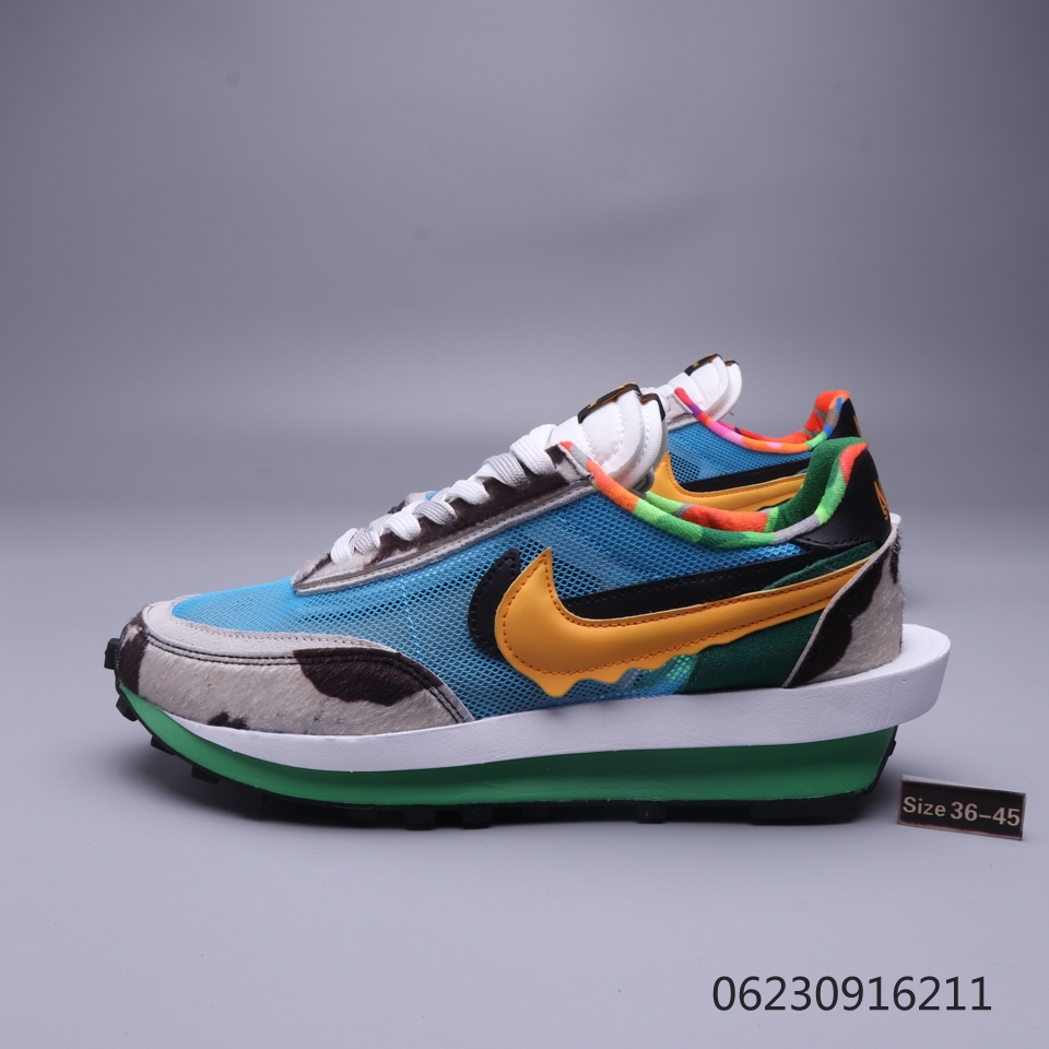 合集图 新品上市 三方联乘款式 美国的著名冰淇淋品牌ben Jerry S X Sacai X Nike Ldv Waffle Daybreak Chunky Dunky 奶牛冰淇淋双钩子重叠设计前卫华夫变形休闲慢跑鞋编码 复刻小镇 复刻商贸城 复刻商家导航