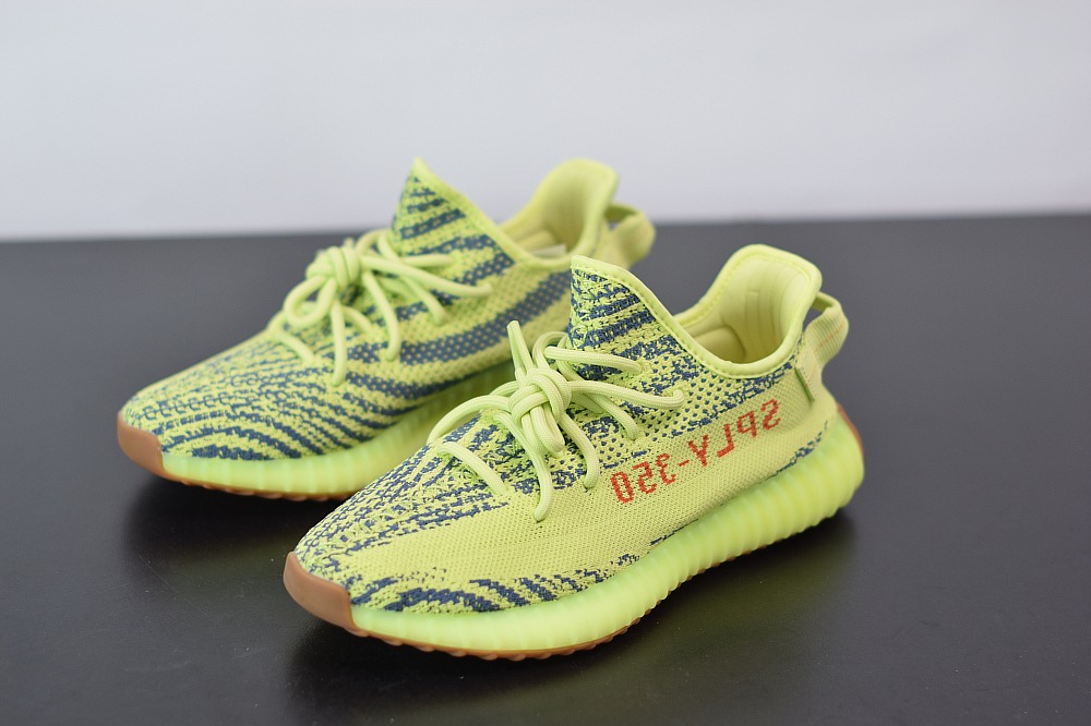 Yeezy Boost 350V2 黄斑马麦当劳配色 椰子运动跑鞋 官方货号: FB37572