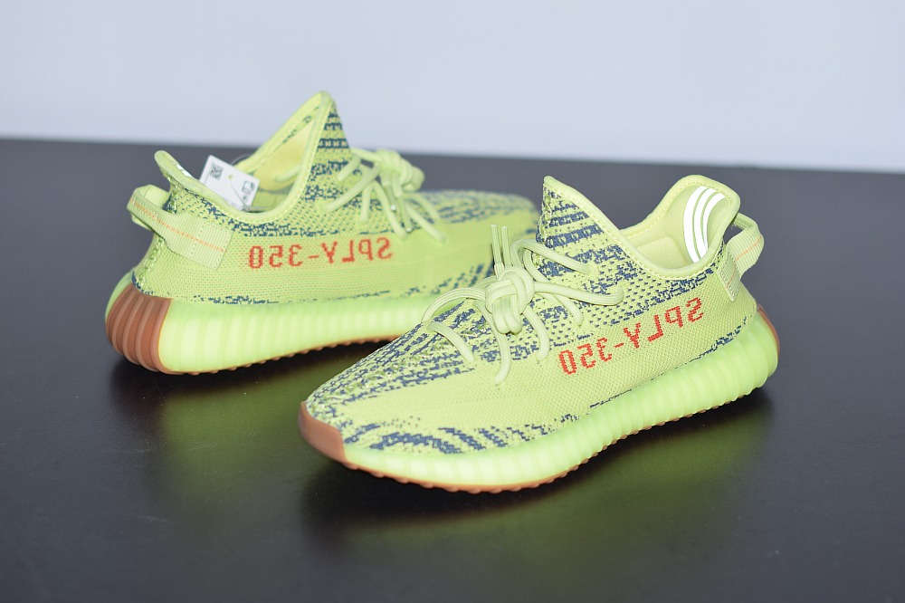 Yeezy Boost 350V2 黄斑马麦当劳配色 椰子运动跑鞋 官方货号: FB37572