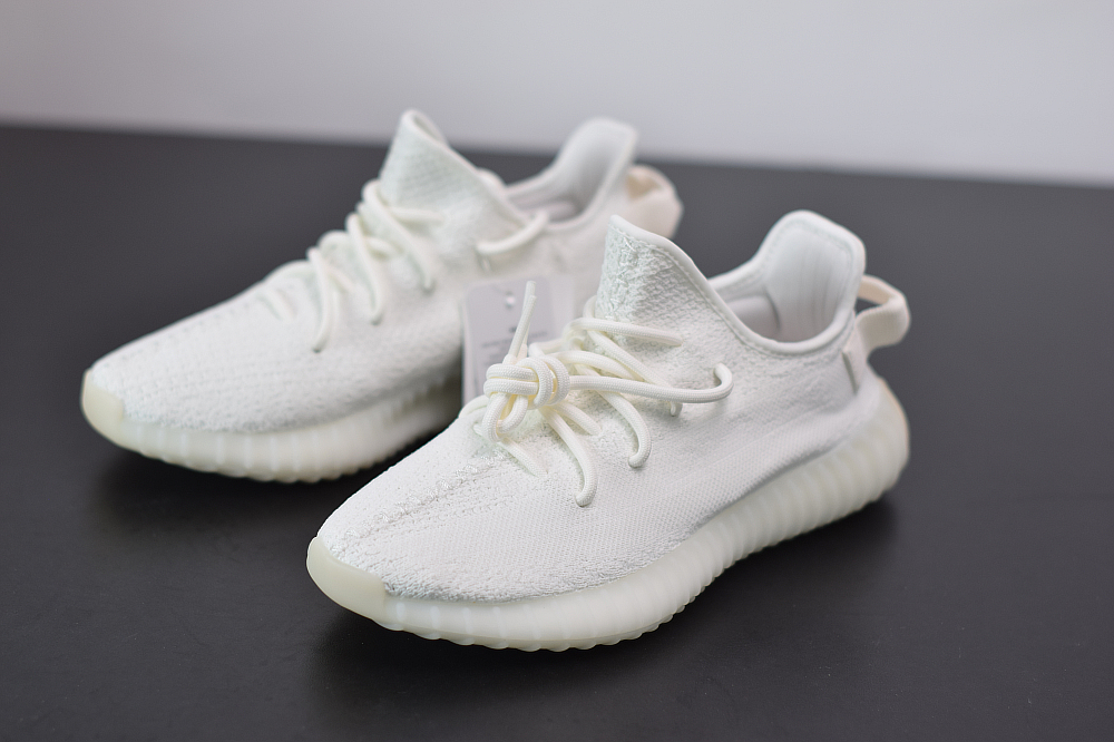 Yeezy Boost 350V2纯白冰淇淋 冰激凌椰子运动跑鞋 官方货号:CP9366