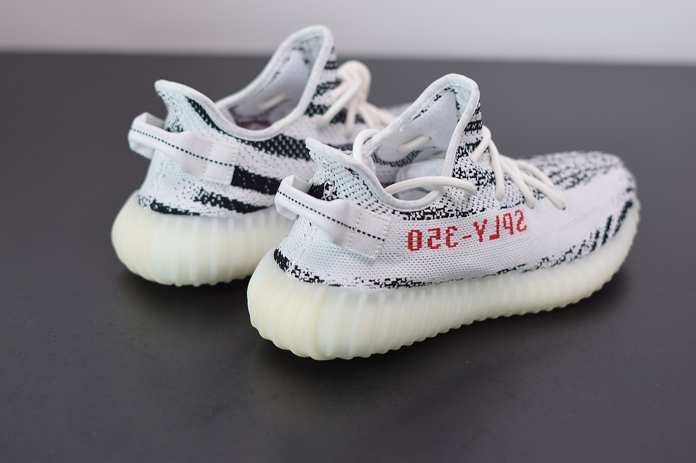 Yeezy Boost 350V2白斑马zebra 椰子运动跑鞋 货号:CP9654
