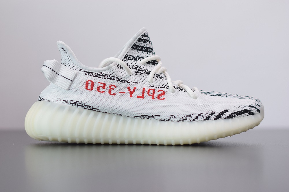 Yeezy Boost 350V2白斑马zebra 椰子运动跑鞋 货号:CP9654