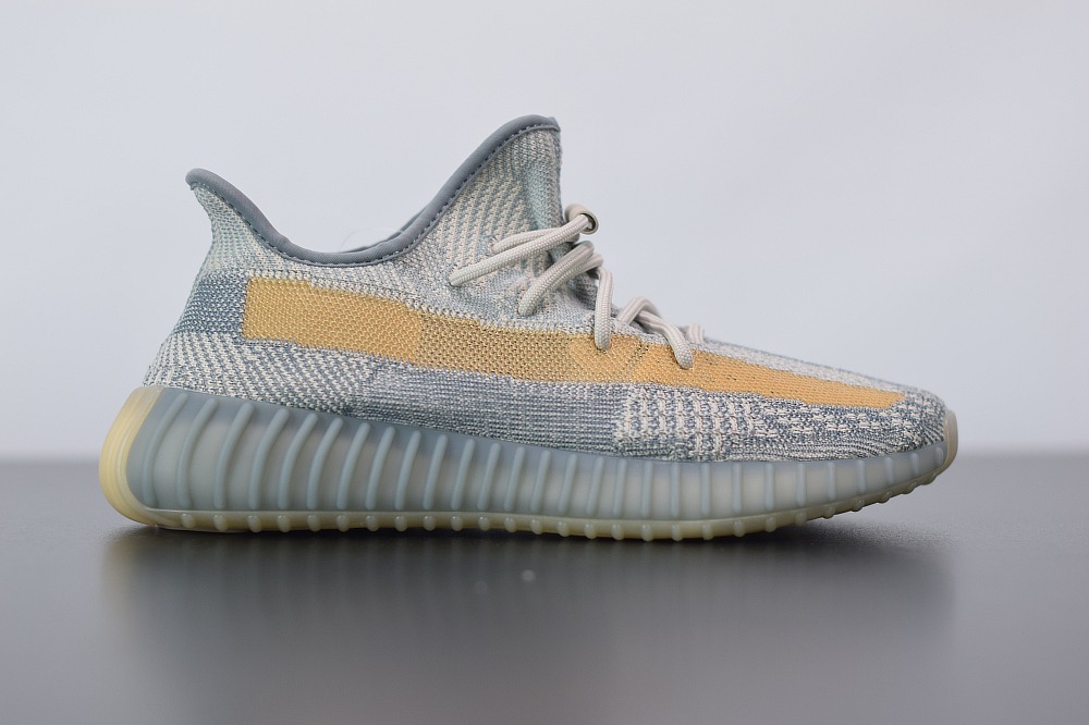 Yeezy Boost 350V2灰蓝 蓝精灵 lsrafil椰子运动跑鞋 官方货号:FZ5421