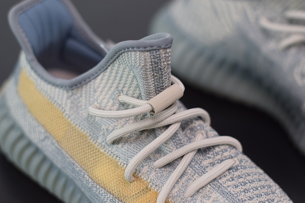 Yeezy Boost 350V2灰蓝 蓝精灵 lsrafil椰子运动跑鞋 官方货号:FZ5421