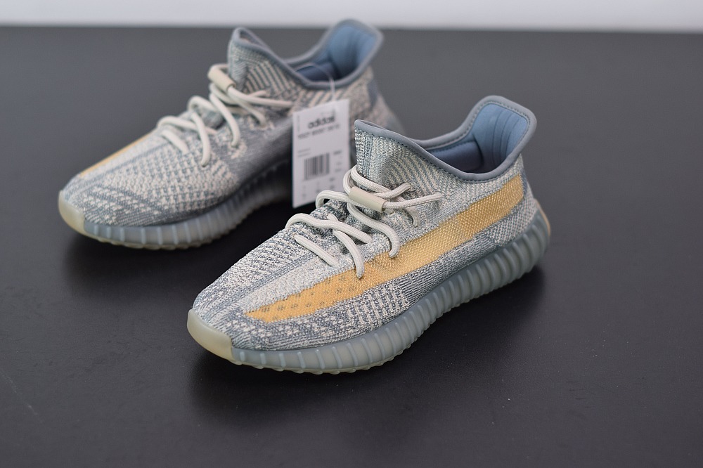 Yeezy Boost 350V2灰蓝 蓝精灵 lsrafil椰子运动跑鞋 官方货号:FZ5421