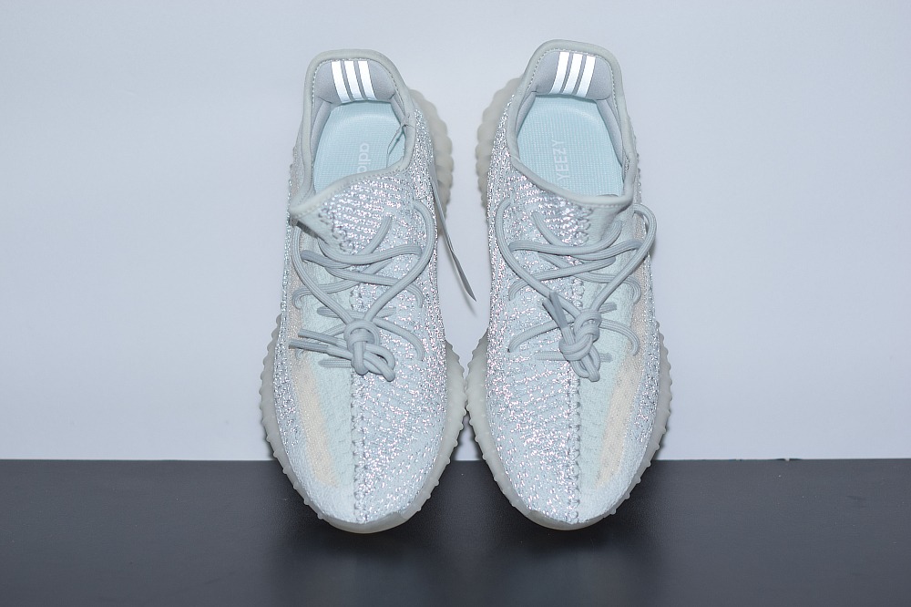 Yeezy350冰蓝满天星尺码36-