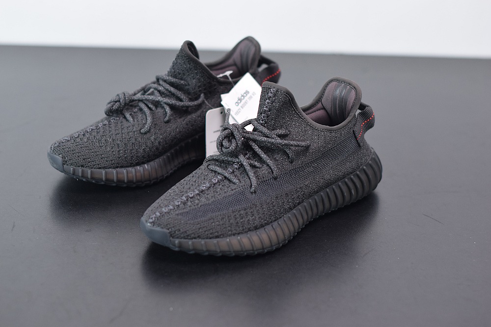 Yeezy Boost 350V2黑满天星椰子运动跑鞋 官方货号:FU9007
