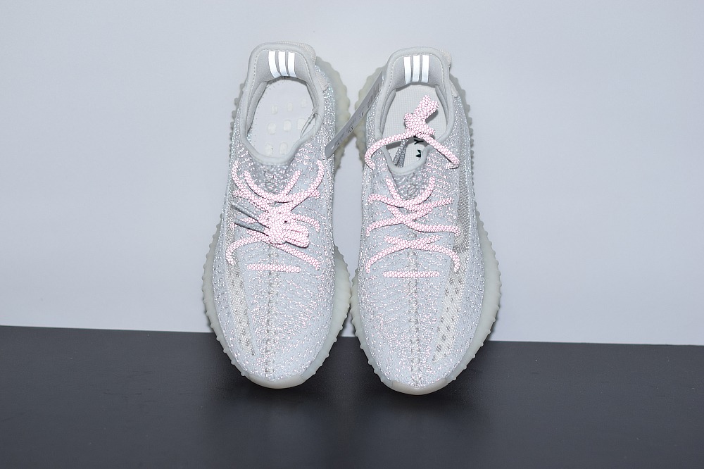 Yeezy Boost 350V2 白满天星STATIC 椰子运动跑鞋 官方货号:EF2367