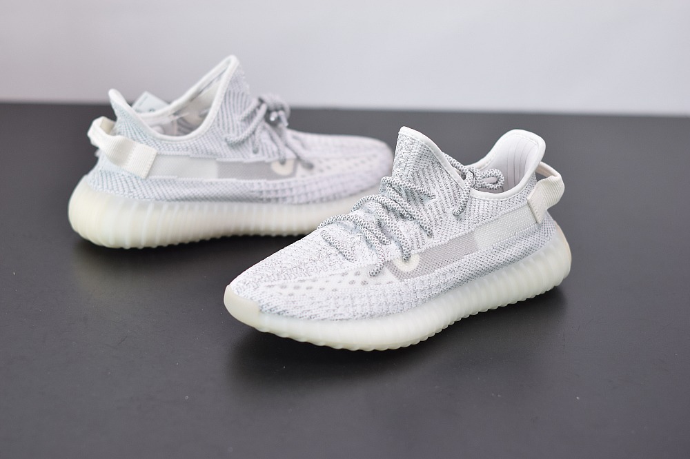 Yeezy Boost 350V2 白满天星STATIC 椰子运动跑鞋 官方货号:EF2367