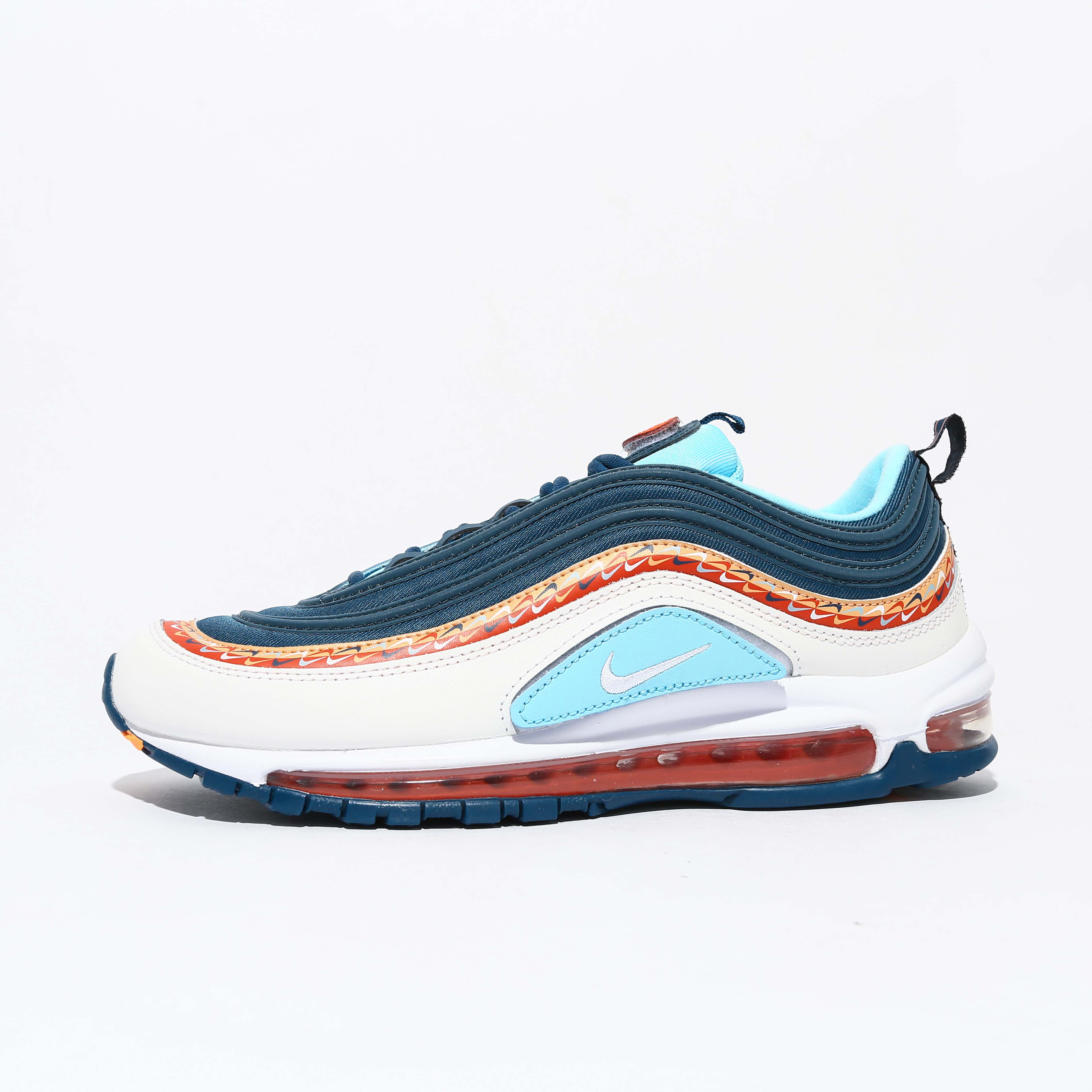 blue orange air max 97