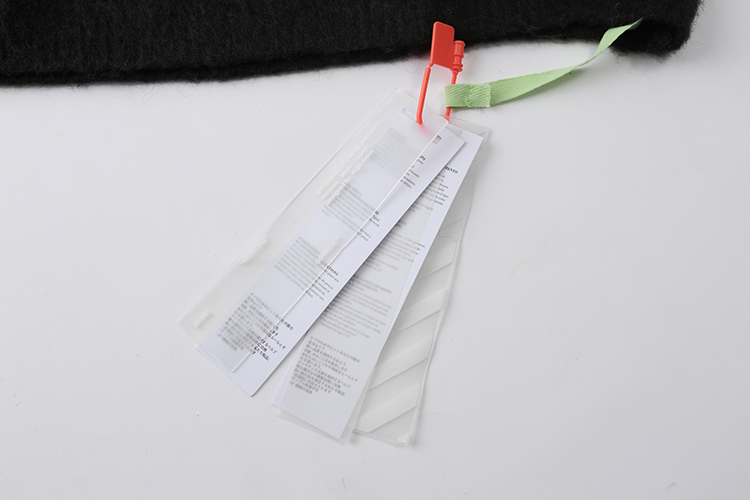 2020FW Black Seahorse Hair Sweater with Striped Arrowheads and Loose Fit Partner Sweaters - 图片 6