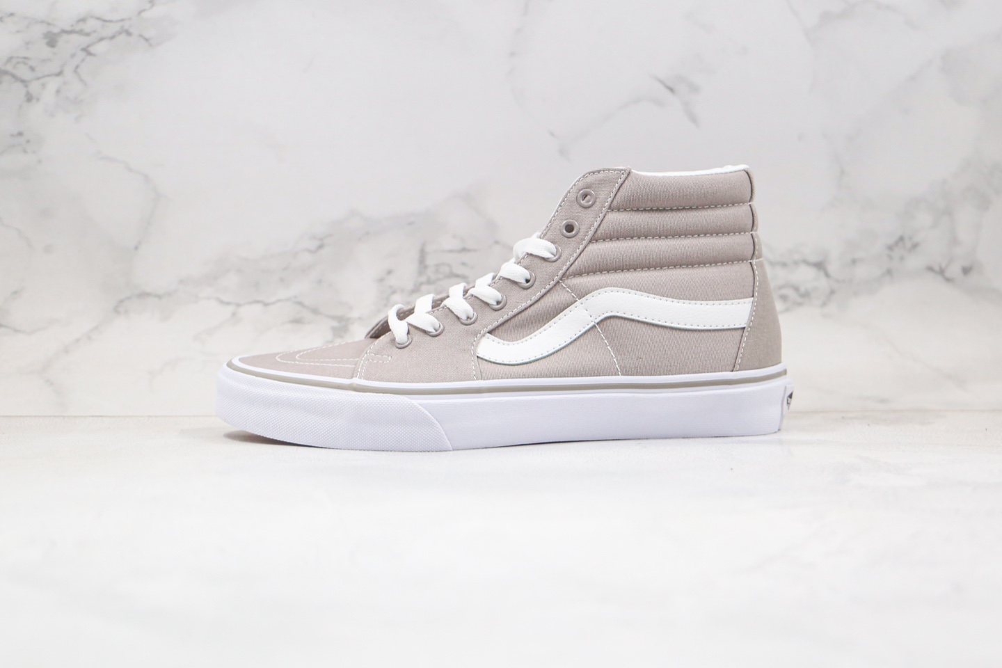 150 VANS范斯经典系列Canvas Sk8-Hi灰白色高帮帆布鞋休闲板鞋TS9L5O 型号：SX43