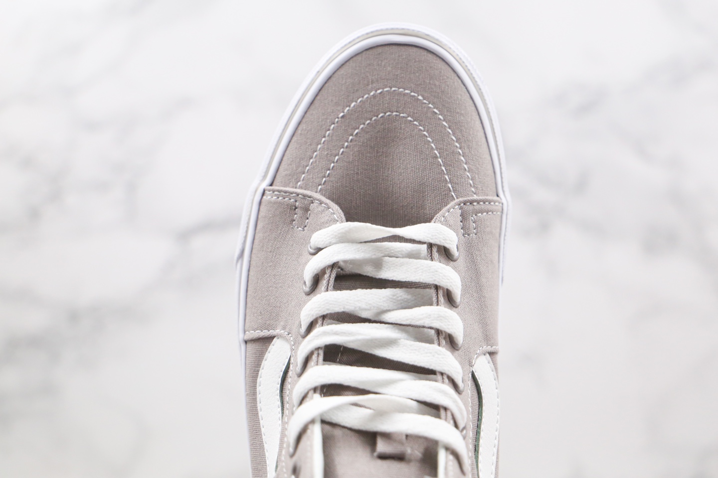 150 VANS范斯经典系列Canvas Sk8-Hi灰白色高帮帆布鞋休闲板鞋TS9L5O 型号：SX43