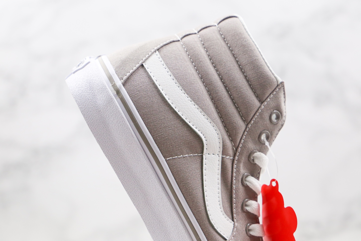 150 VANS范斯经典系列Canvas Sk8-Hi灰白色高帮帆布鞋休闲板鞋TS9L5O 型号：SX43
