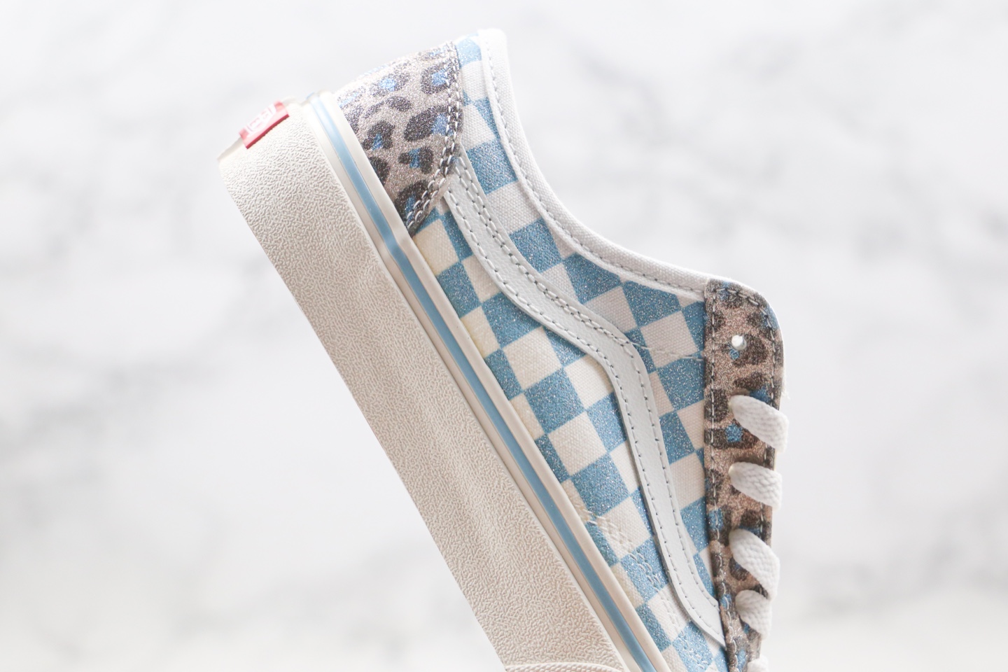 150 万斯 Vans 豹纹 蓝色格子 大学蓝色 棋盘格子 闪闪亮片 半月包头 引爆开学季！豹纹大学蓝来了！Vans Style 36 Decon 万斯 大学蓝