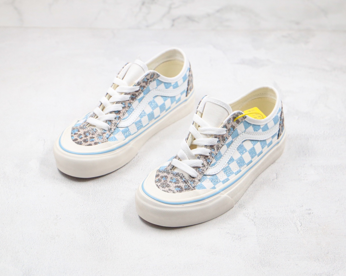 150 万斯 Vans 豹纹 蓝色格子 大学蓝色 棋盘格子 闪闪亮片 半月包头 引爆开学季！豹纹大学蓝来了！Vans Style 36 Decon 万斯 大学蓝