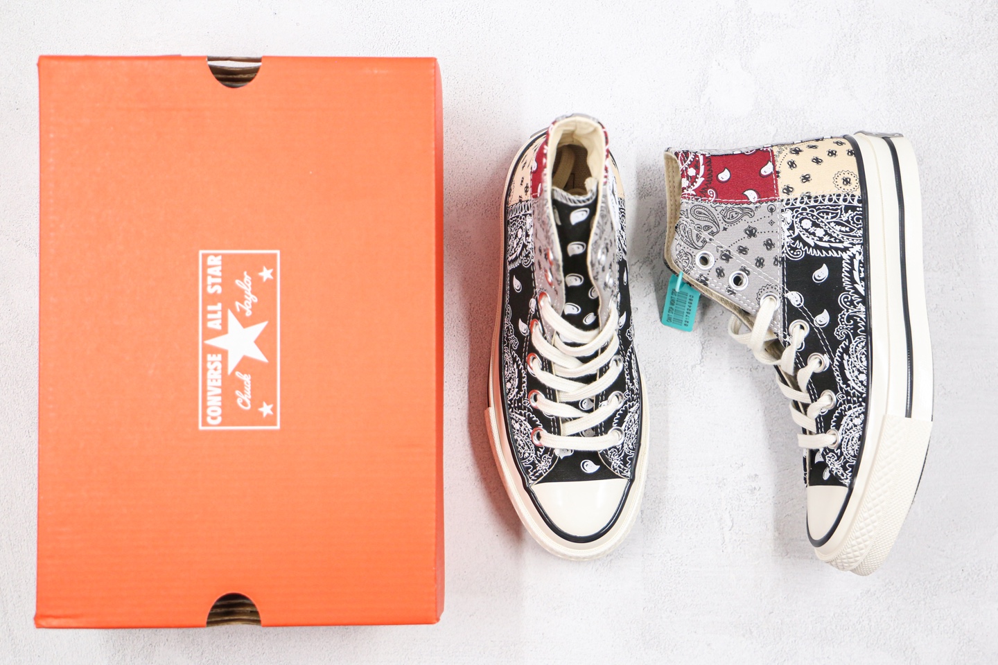 160 涂鸦 Converse匡威Paisley Pathwork 1970S拼接腰果花169880C