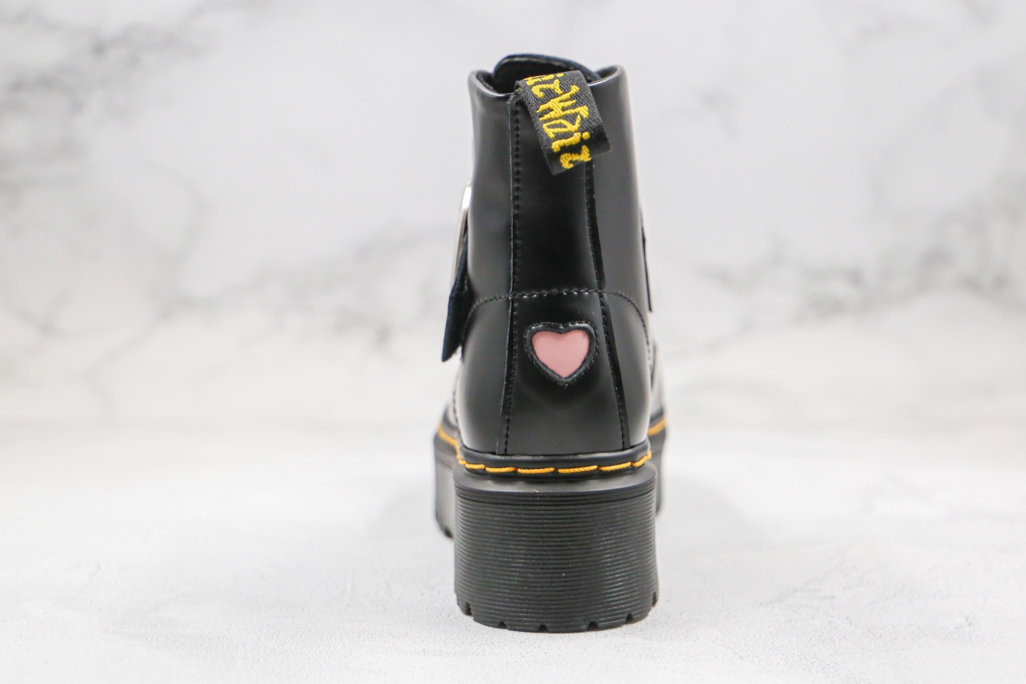 200 爱心扣 魔术贴 拉链 厚底 黑色 高帮 DR 马丁靴Dr.martens 马丁靴
